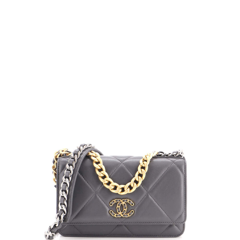 Chanel 19 Wallet on Chain Quilted Goatskin